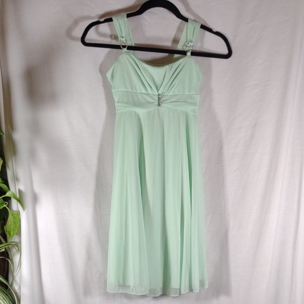 Ruby Rox Mint Green Formal Kids Dress - Size L